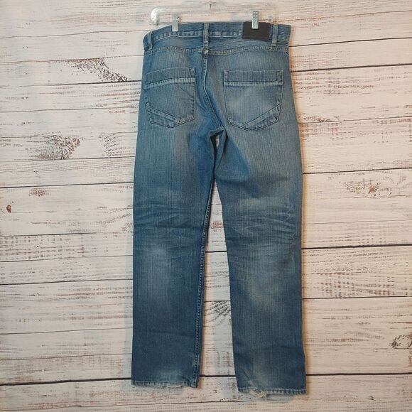 Bluenotes Men's Jeans Slim Straight Size 34/32 Blue Denim - Picture 7 of 14